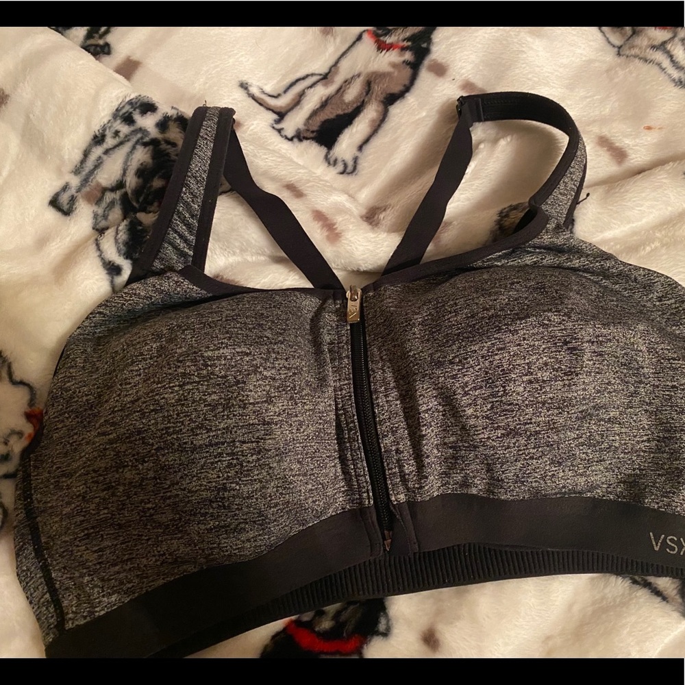 Victoria Secret’s VSX Black & Gray Sports Bra